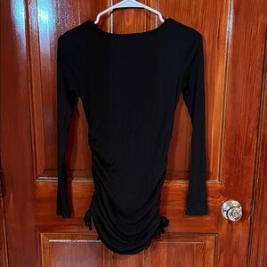 Elegant Black Long Sleeve Top